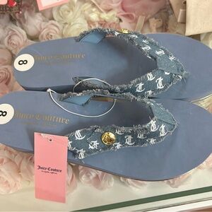 Juicy couture denim sandals